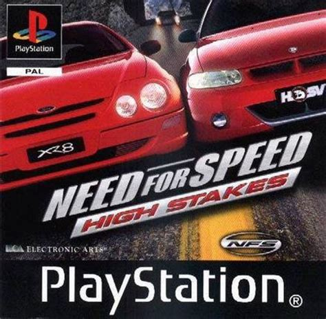 Need for Speed High Stakes box art for Playstation